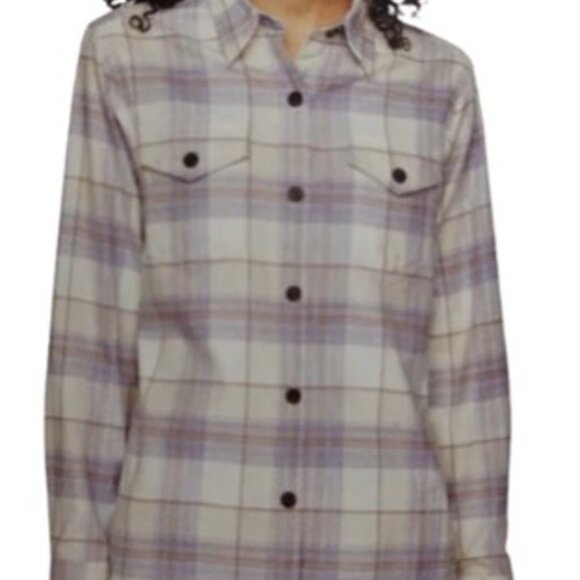 Tilley  plaid  shirt organic cotton  size med - Picture 3 of 16